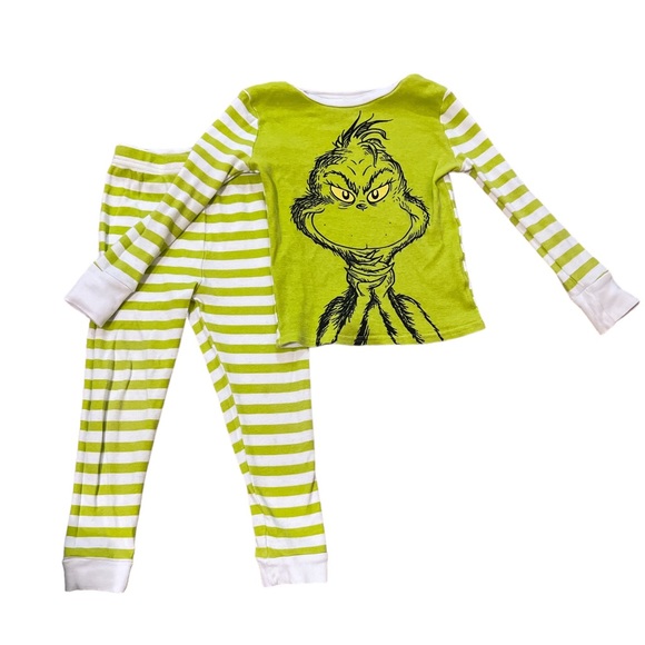Grinch Other - 3 pairs 4T Grinch Pajamas